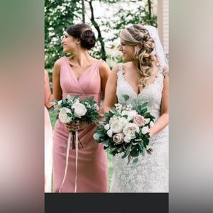 Marlene Joyce bridesmaid dress size 6 mauve